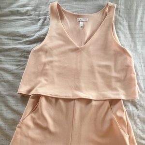 super cute seashell pink romper!